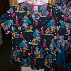 Disney Scrub Top